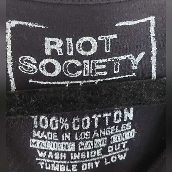 🌹bnwot riot society moonwalk tshirt black - Picture 2 of 2